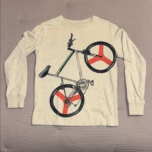 Gap Kids boys long sleeve bike tee size m - 8